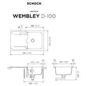 Pomivalno korito SCHOCK Wembley D-100 Millenial dive - ODPRODAJA EKSPONATA